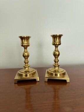Japan Brass Candle Sticks